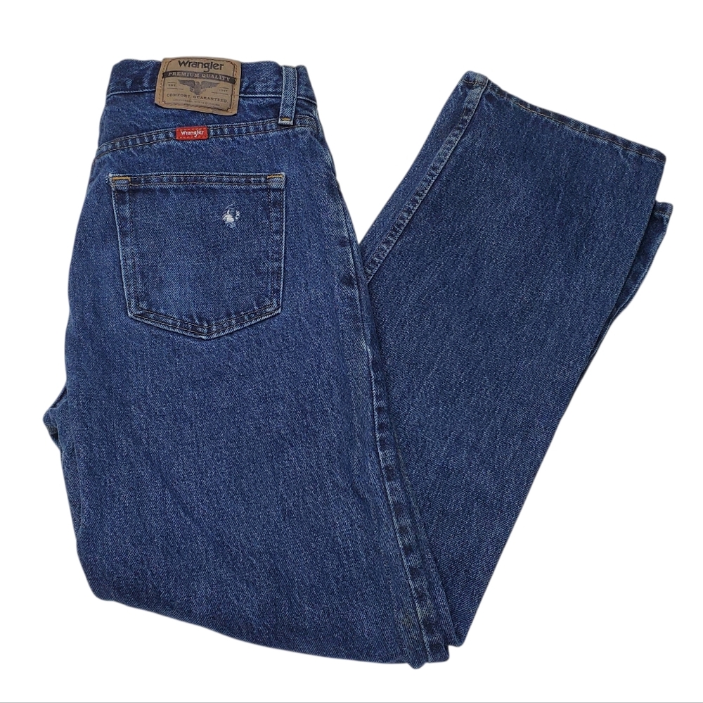 Wrangler Men's Blue Relaxed Jeans Size 32 X 32